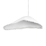 Подвесной светильник с асимметричным волнообразным абажуром и фактурной бахромой по краю Tactile Line варинант исполнения - 10 | Loft Concept в Краснодаре