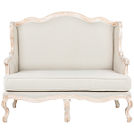 Диван двухместный из массива бука бежевый Solid Luxury варинант исполнения - 1 | Loft Concept в Краснодаре