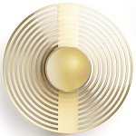 Бра в виде металлического диска Amadis Gold Wall Lamp варинант исполнения - 3 | Loft Concept в Краснодаре