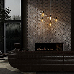 Гипсовая 3D панель с принтографией PM-47 варинант исполнения - 1 | Loft Concept в Краснодаре