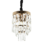 Подвесной светильник с прямоугольными хрустальными подвесками Lunet Crystal Rectangulars Pendant Light 2 варинант исполнения - 1 | Loft Concept в Краснодаре