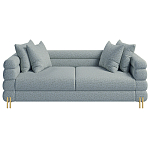 Дизайнерский Диван Lancaster Серо-голубое букле варинант исполнения - 3 | Loft Concept в Краснодаре