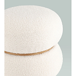 Пуф Полли S тедди белый варинант исполнения - 3 | Loft Concept в Краснодаре