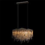 Люстра подвесная с металлическими цепочками и изогнутыми металлическими дугами 72 см Atlantis Chain варинант исполнения - 3 | Loft Concept в Краснодаре