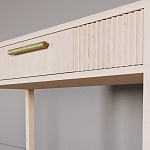 Элегантная Консоль Primo с выдвижным ящиком Светлый дуб варинант исполнения - 3 | Loft Concept в Краснодаре