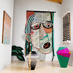 Арт-Объект плетеный из нитей большой портрет Joana Schneider  варинант исполнения - 1 | Loft Concept в Краснодаре