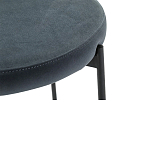 Стул металлический с мягкой спинкой и сиденьем из велюра Alfie Chair варинант исполнения - 7 | Loft Concept в Краснодаре