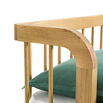 Кровать из массива дуба с пружинным блоком Mateta варинант исполнения - 6 | Loft Concept в Краснодаре