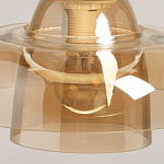 Подвесной светильник с двухъярусным плафоном цвета янтарь Honey Layer варинант исполнения - 8 | Loft Concept в Краснодаре