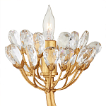 Люстра золотая в виде растения Golden Flower Glade варинант исполнения - 2 | Loft Concept в Краснодаре