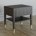 Прикроватная тумбочка с ящиком Elsa Dreams Walnut варинант исполнения - 4 | Loft Concept в Краснодаре