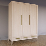 Большой Шкаф Primo Светлый дуб с 3 дверьми и 3 выдвижными ящиками варинант исполнения - 2 | Loft Concept в Краснодаре