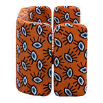 Акцентный Двухместный Диван Leela Оранжевый Орнамент варинант исполнения - 4 | Loft Concept в Краснодаре