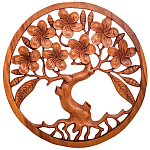 Панно из дерева Sakura Panel With Trees варинант исполнения - 1 | Loft Concept в Краснодаре