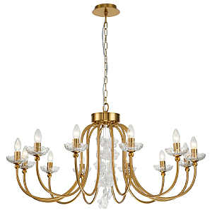 Люстра с прозрачными блюдцами Flowerbed