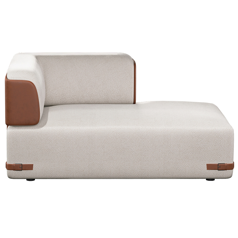 Кушетка Richmond  Молочный Коричневый в Краснодаре | Loft Concept 