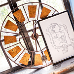 Часы настенные из металла в стиле лофт Clock with History варинант исполнения - 3 | Loft Concept в Краснодаре