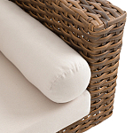 Трехместный садовый диван из плетеного пластика Matteo варинант исполнения - 3 | Loft Concept в Краснодаре