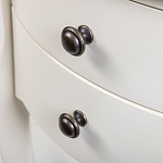 Белая тумба на фигурных ножках Shelby варинант исполнения - 4 | Loft Concept в Краснодаре