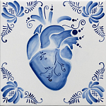 Плитка с узором Мое сердце варинант исполнения - 2 | Loft Concept в Краснодаре