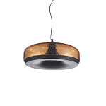 Подвесной светильник с стеклянным плафоном LED 42W 3000K Glass Textured Lampshade варинант исполнения - 2 | Loft Concept в Краснодаре