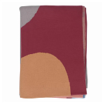 Плед из хлопка с абстрактным принтом Elysian Flow Ember варинант исполнения - 5 | Loft Concept в Краснодаре