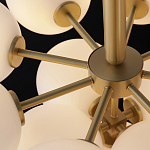 Люстра круглая со стеклянными сферами Maleficent варинант исполнения - 3 | Loft Concept в Краснодаре