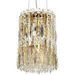 Подвесной светильник с металлическими и хрустальными подвесками Bonnay Crystal Hanging Lamp варинант исполнения - 1 | Loft Concept в Краснодаре