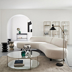 Торшер с поворотным плафоном Davy Brass Floor Lamp варинант исполнения - 9 | Loft Concept в Краснодаре