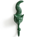 Настенный крючок лиса Fox Wall Hook Green варинант исполнения - 1 | Loft Concept в Краснодаре