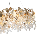 Люстра с декоративными подвесками из прозрачного стекла в форме монеток FAIRYTREE Light варинант исполнения - 11 | Loft Concept в Краснодаре
