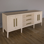 Буфет Primo с тремя ящиками и двумя фасадами Светлый дуб варинант исполнения - 2 | Loft Concept в Краснодаре