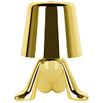 Настольная лампа фигурная цвета золото с гладким абажуром Высота 17 см Sophia варинант исполнения - 6 | Loft Concept в Краснодаре