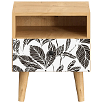 Прикроватная тумба с изображением на ящике Elise Nightstand варинант исполнения - 19 | Loft Concept в Краснодаре