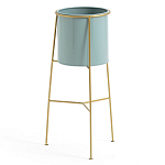 Кашпо из металла и латуни Elegance Elevated Planters  варинант исполнения - 1 | Loft Concept в Краснодаре