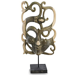 Маска ручной работы деревянная резная Mask Abstraction варинант исполнения - 1 | Loft Concept в Краснодаре