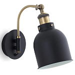 Бра с черным плафоном из металла Roomsy варинант исполнения - 1 | Loft Concept в Краснодаре