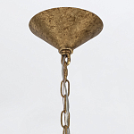 Люстра подвесная с круглыми дисками из серого фактурного стекла с белым матовым шаром внутри Quintiesse варинант исполнения - 4 | Loft Concept в Краснодаре