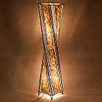 Торшер из перламутра на металлическом каркасе Indonesian Wave варинант исполнения - 4 | Loft Concept в Краснодаре