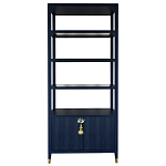 Стеллаж со стеклянными полками Elsa Dreams Blue варинант исполнения - 9 | Loft Concept в Краснодаре