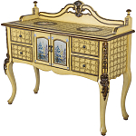 Комод деревянный Illustration of flowers варинант исполнения - 4 | Loft Concept в Краснодаре