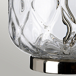 Настольная лампа с цилиндрическим абажуром и прозрачным стеклянным основанием Quintiesse варинант исполнения - 9 | Loft Concept в Краснодаре