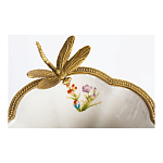 Ваза из фарфора с бронзовой стрекозой  Paradise Dragonfly варинант исполнения - 4 | Loft Concept в Краснодаре