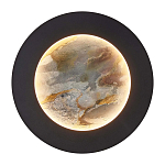 Бра в форме диска черного цвета Borders of Black варинант исполнения - 1 | Loft Concept в Краснодаре