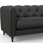 Мебельная ткань Шенилл темно-серый цвет 138 см T4-40 варинант исполнения - 4 | Loft Concept в Краснодаре