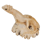 Статуэтка из дерева ящерица Animals of the World варинант исполнения - 4 | Loft Concept в Краснодаре