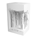 Встраиваемый в стену гипсовый светильник под покраску с колоннами и арками в античном стиле Antiquity Athena варинант исполнения - 2 | Loft Concept в Краснодаре