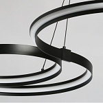 Люстра подвесная светодиодная в виде волнообразной ленты Ribbon Vortex варинант исполнения - 11 | Loft Concept в Краснодаре