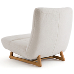 Кресло с обивкой букле Lino White  Boucle Armchair варинант исполнения - 4 | Loft Concept в Краснодаре