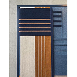 Панно из шнура Синяя геометрическая абстракция wall panel line Blue варинант исполнения - 3 | Loft Concept в Краснодаре